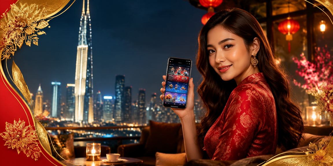 Antara muka kasino mudah alih dengan elemen batik Kuala Lumpur di platform firmax3