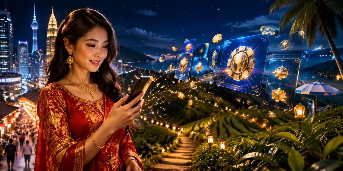 Pengguna di Kuala Lumpur mengakses kasino dalam talian firmax3 melalui telefon bimbit